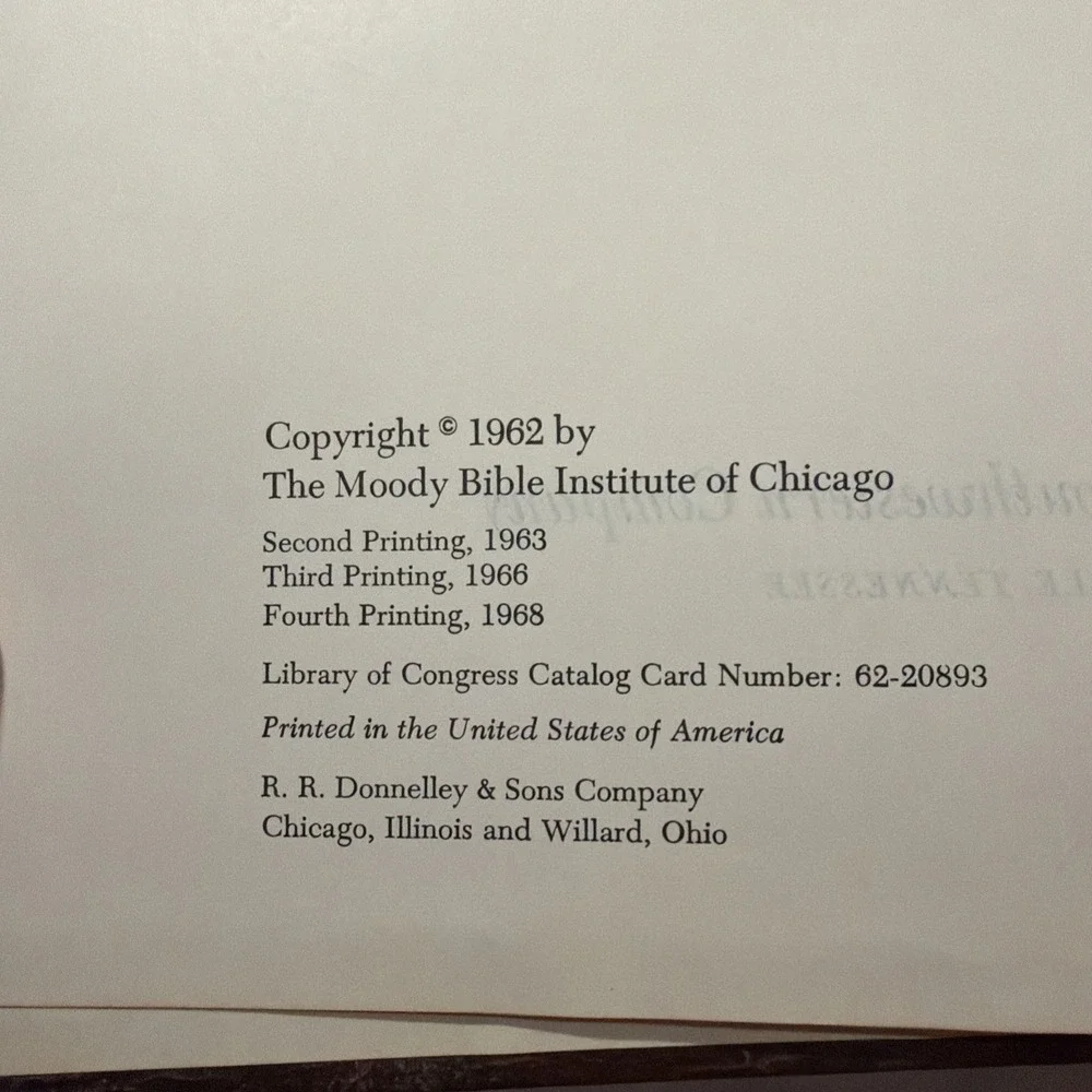 Vintage 1960's - Bible Encyclopedia/Bible Commentary Bible History